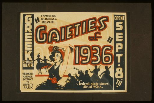 A sparkling musical revue "Gaieties of 1936"