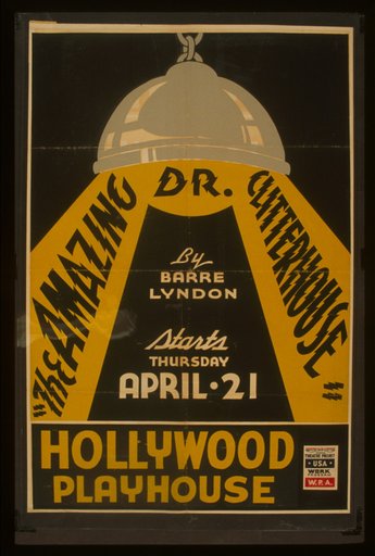 "The amazing Dr. Clitterhouse" by Barre Lyndon