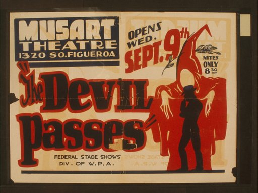 "The devil passes"
