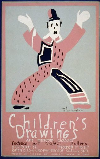 Children's drawings Art museum - classes.