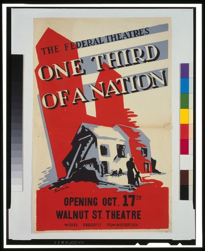 The Federal Theatre's "One third of a nation"