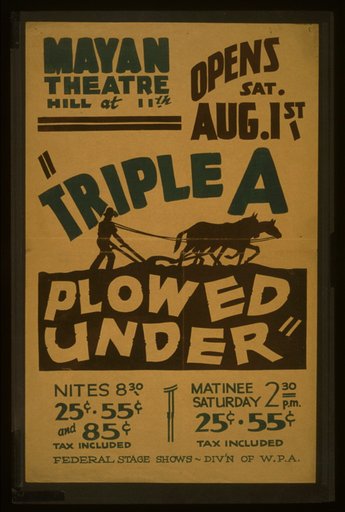"Triple a plowed under"