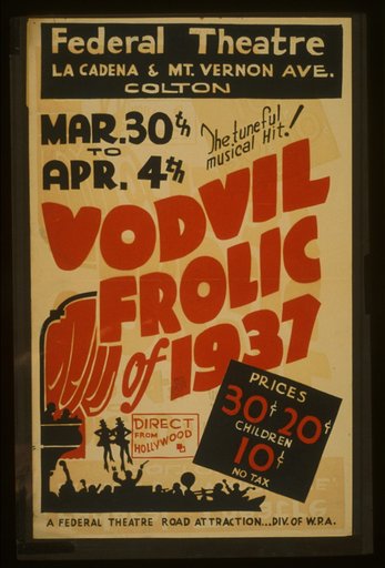 The tuneful musical hit! "Vodvil frolic" of 1937 - direct from Hollywood