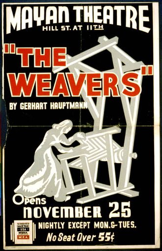 "The weavers" by Gerhart Hauptmann opens November 25
