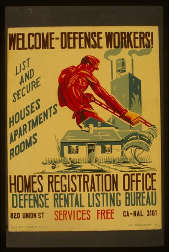 Welcome - defense workers! Homes registration office : Defense rental listing bureau /