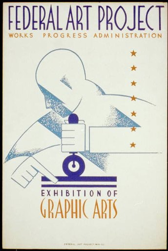 Federal Art Project Works Progress Administration exhibition of graphic arts