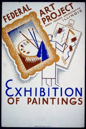Exhibition of paintings - Federal Art Project Works Progress Administration, Illinois