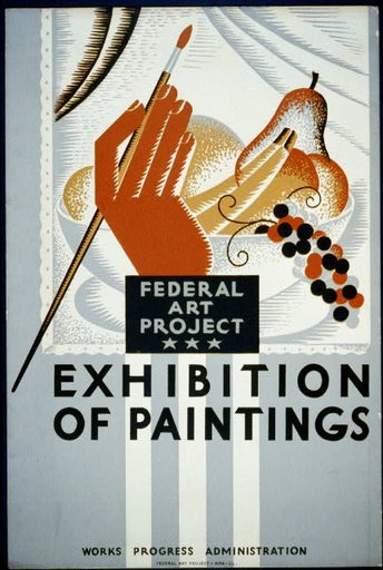 Federal Art Project - exhibition of paintings