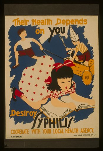 Their health depends on you Destroy syphilis /