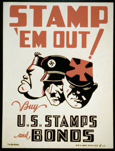 Stamp 'em out Buy U.S. stamps and bonds /