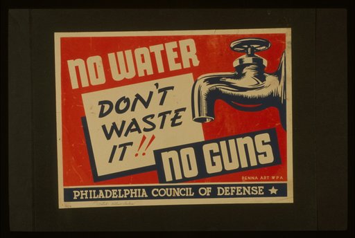 No water - no guns Don't waste it!!