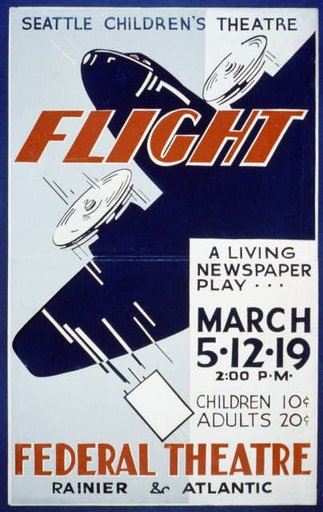 Seattle Children's Theatre [presents] "Flight" a living newspaper play