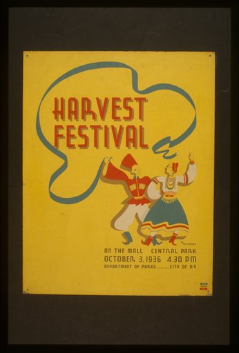 Harvest festival on the mall, Central Park