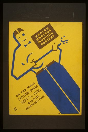 Senior amateur musical contest on the mall, Central Park