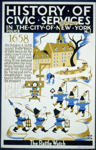History of civic services in the city of New York Police No. 1 : The rattle watch.