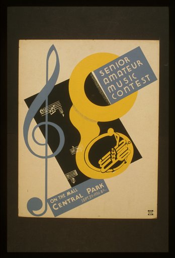 Senior amateur music contest On the mall, Central Park : Sept. 29 - 1936 8:15 p.m.