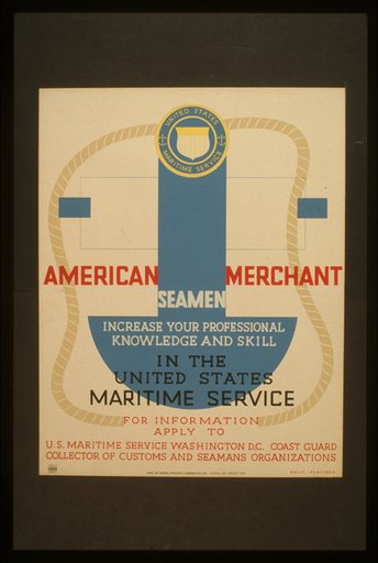 American Merchant Seamen increase your professional knowledge and skill in the United States Maritime Service