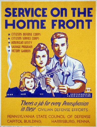 Service on the home front There's a job for every Pennsylvanian in these civilian defense efforts.