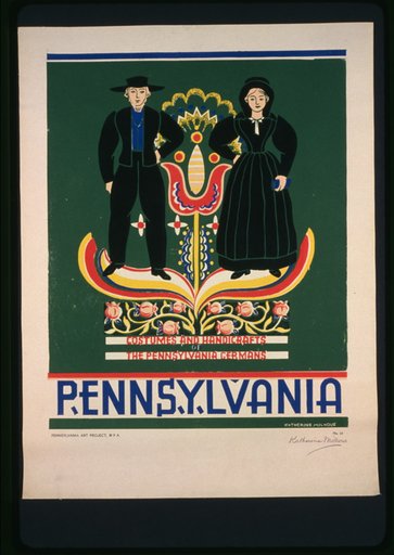Pennsylvania Costumes and handicrafts, the Pennsylvania Germans /