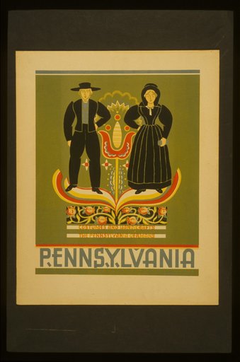Pennsylvania Costumes and handicrafts, the Pennsylvania Germans.
