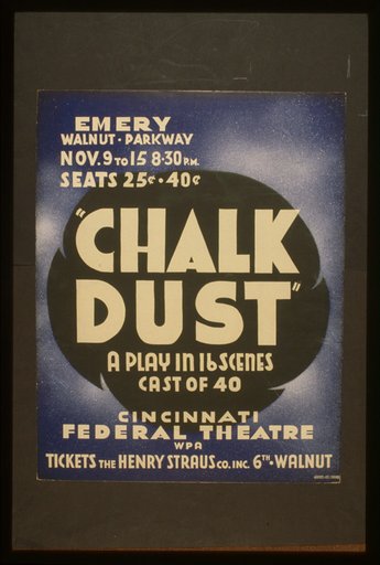 "Chalk dust" a play in 16 scenes, cast of 40