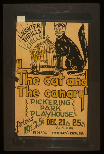 "The cat and the canary"