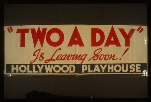 "Two a day" is leaving soon