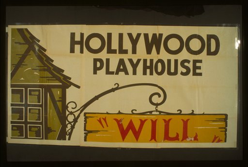 Hollywood Playhouse [presents] "Will Shakespeare" by Clemence Dane His life and loves.