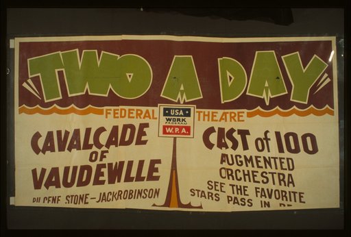 "Two a day" A cavalcade of vaudeville by Gene Stone and Jack Robinson : Augmented orchestra : See the favorite stars pass in revue.