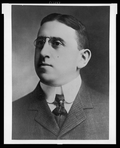 Martin Beck, theater owner, head-and-shoulders portrait, facing left