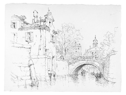 Canal and Church of San Giuseppe, Venice