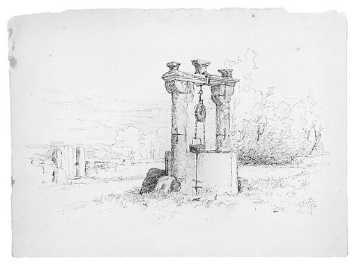 Sketch of a Well, Roden Thor, Germany