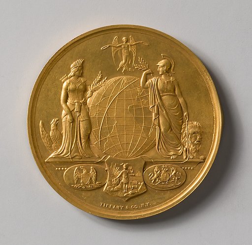 New York Chamber of Commerce Medal to Cyrus W. Field for the Laying of the Atlantic Cable