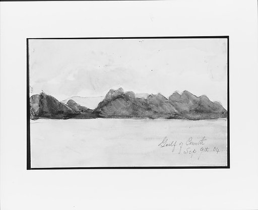 Gulf of Corinth (from Sketchbook)