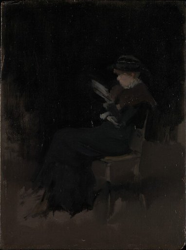 Arrangement in Black: Girl Reading