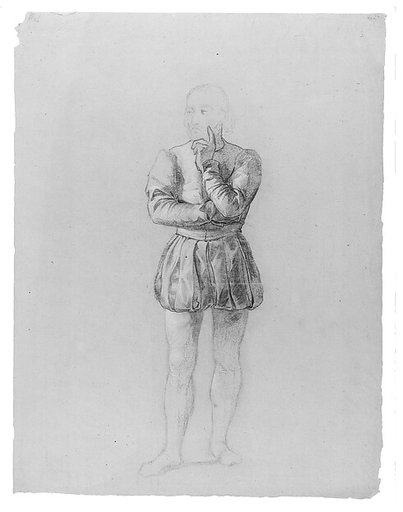 Study for "The Landing of Columbus on San Salvador, October 12, 1492": Roderigo Sánchez of Segovia