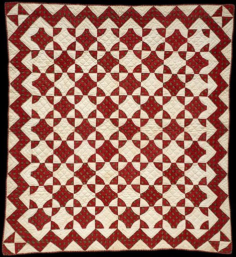 Crib Quilt, Mill Wheel pattern