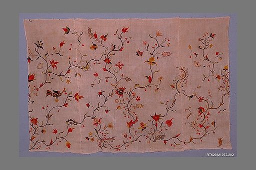 Embroidered panel