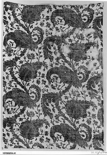 Panel, blue-resist textile