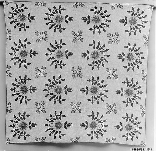 Quilt, Prairie Flower Pattern