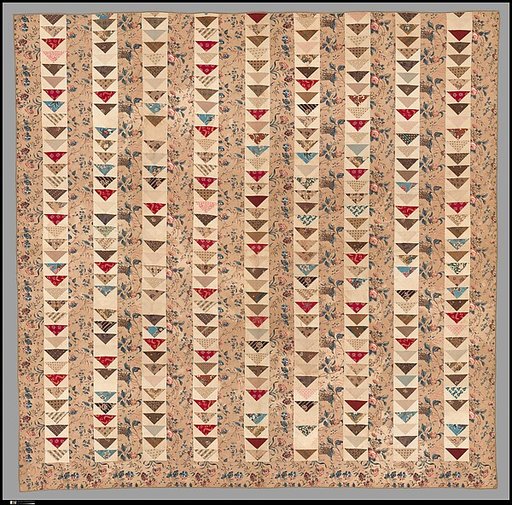 Quilt, Flying Geese pattern