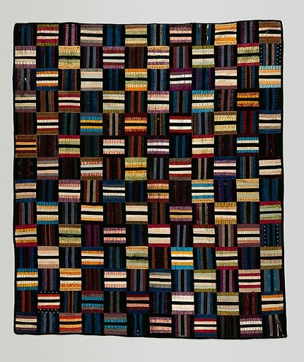 Quilt (or decorative throw), Roman Stripes pattern