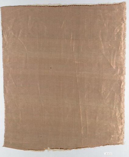 Copper metallic textile