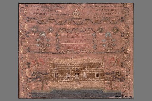 Embroidered sampler