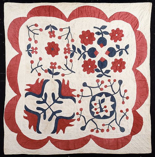 Crib Quilt, Album pattern