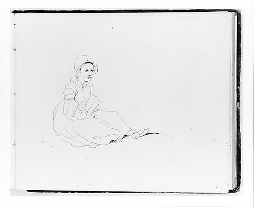 Girl Seated (from Sketchbook)