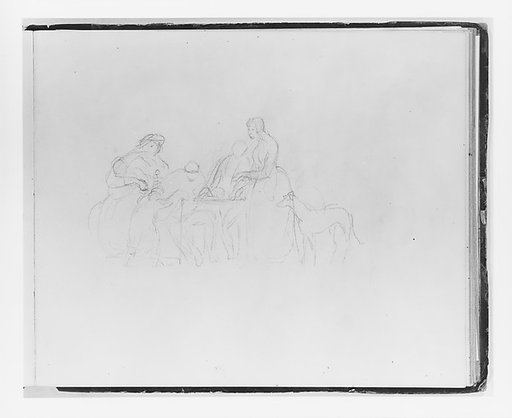 Scene around a Table (from Sketchbook)