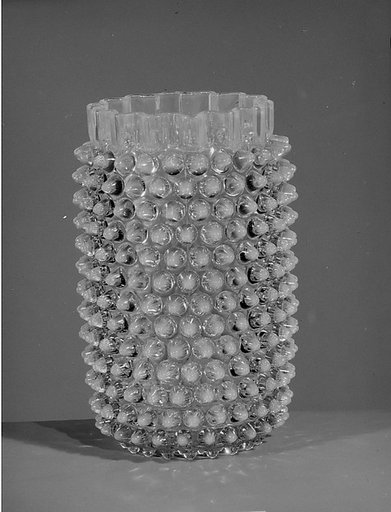 Hobnail celery vase