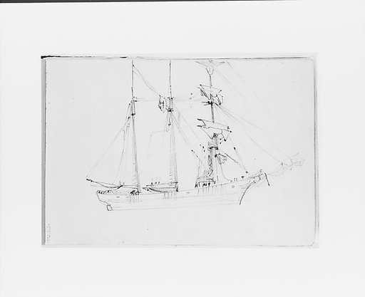 Ship Study (from Sketchbook X)