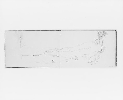 Landscape with Teepee and Totem (from Sketchbook X)